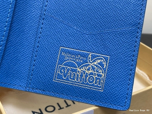 Affordable Organizer-7.5*11.1*1 VUITTON LOUIS cm Pocket 0713